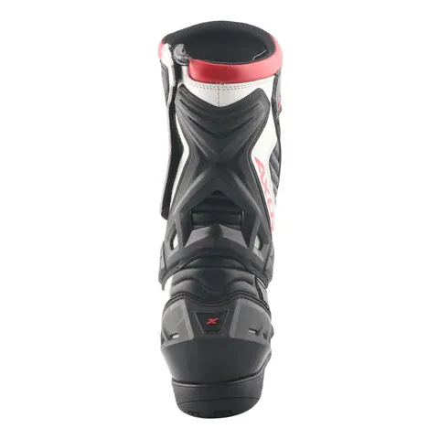 Axor Slip Stream Pro(10) Black White Red Riding Gears Boots