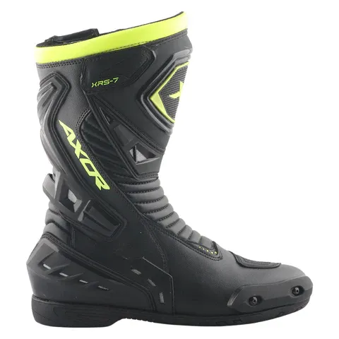 Axor Slip Stream Pro 10 Black Neon Green Riding Gears Boots