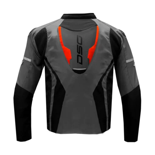 DSG Apex Air Blk Grey Red Fl Jacket Riding Gears