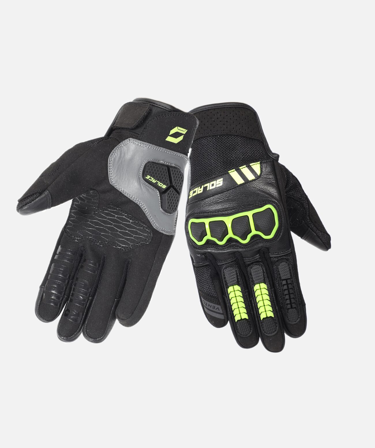 SOLACE Vento Neon Gloves Riding Gears