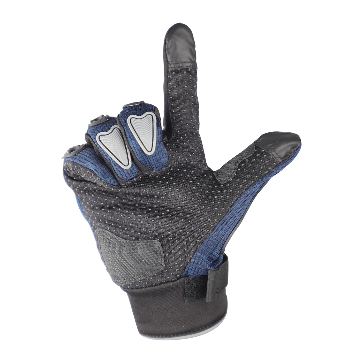 STEELBIRD Blue Grey Gloves Riding Gears